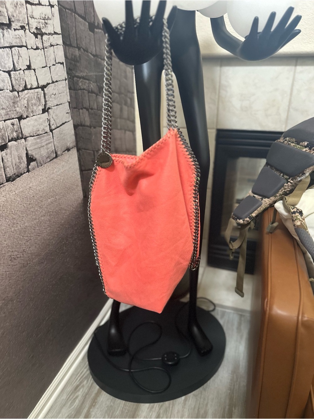 Stella McCartney Falabella Fold-Over Tote Bag - Deer Pink
